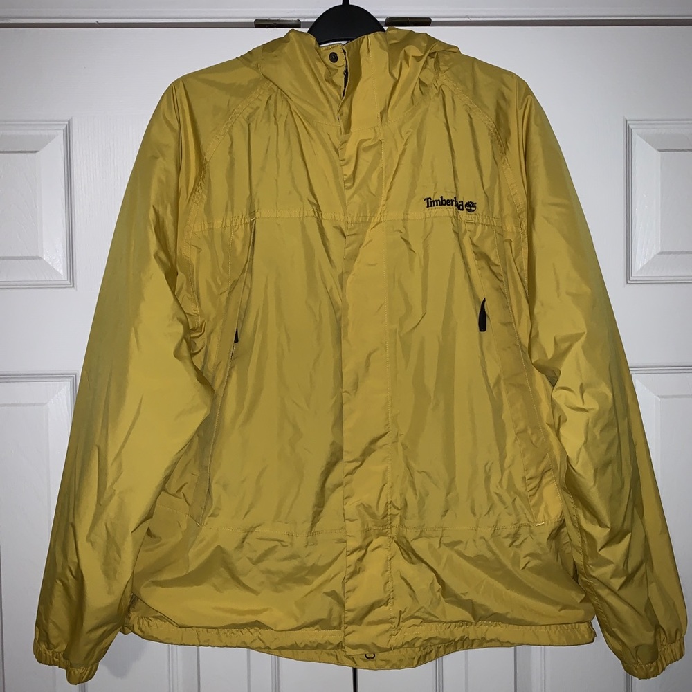 Timberland waterproof yellow raincoat size large